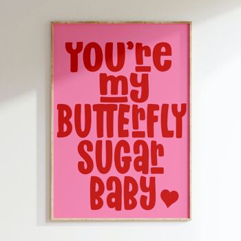Affiche YOU'RE MY BUTTERFLY 1