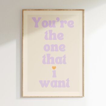 Affiche YOU ARE THE ONE 4