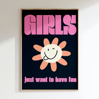Affiche GIRLS JUST WANT TO HAVE FUN 1