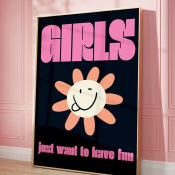 Affiche GIRLS JUST WANT TO HAVE FUN 2