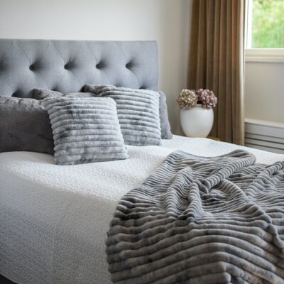 Trendy Stripy blanket_Stone