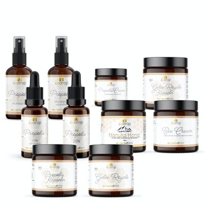 All-in-One-Set | Propolis + Gelée Royale + Manuka Honig + Bee-Cream