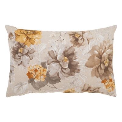 COTTON-POLYESTER FLOWER CUSHION TS600813