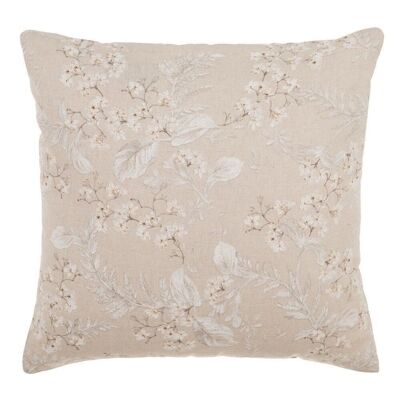 COTTON-POLYESTER FLOWER CUSHION TS600817