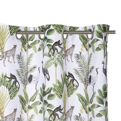 COTTON-POLYESTER JUNGLE CURTAIN TS604935