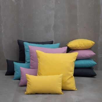 MOUTARDE COUSSIN COTON TEXTILE/MAISON TS601063 2