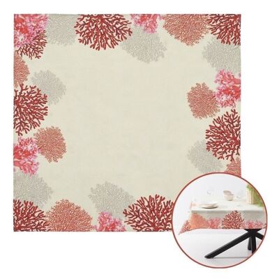 CORAL RESIN DECORATION TABLECLOTH TS604973