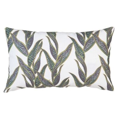 DECORATED COTTON LEAVES CUSHION TS604979