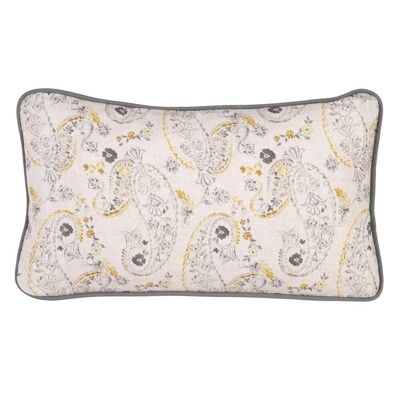 DECORATION COTTON AMOEBA MUSTARD CUSHION TS604983