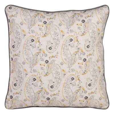 DECORATION COTTON AMOEBA MUSTARD CUSHION TS604986