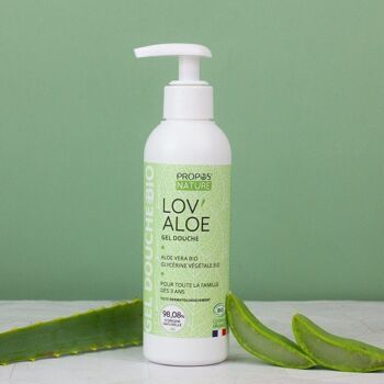 Gel Douche Lov'Aloe Bio - Aloé Vera - Sans savon - 98% d'ingrédients naturels - 200ml 3