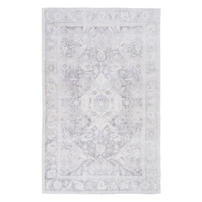 GRAY POLYESTER-COTTON CARPET TS608448