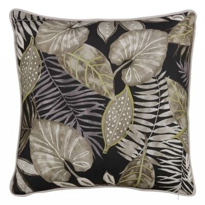 DECORATED COTTON LEAVES CUSHION TS608464
