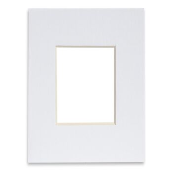 Nicola Spring Support photo pour cadre 8 x 10" | Taille photo 4 x 6" - Blanc 1