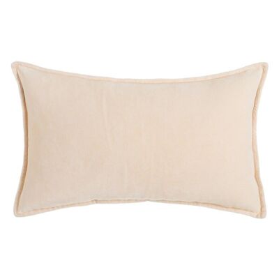 BEIGE VELVET CUSHION DECORATION TS601703