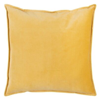 DÉCORATION COUSSIN VELOURS MOUTARDE TS601719