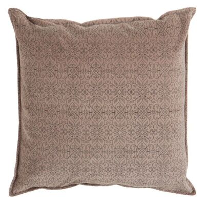 DÉCORATION COUSSIN VELOURS TAUPE TS601728