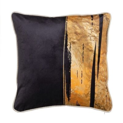 DECORATION COUSSIN POLYESTER OR-NOIR TS608475