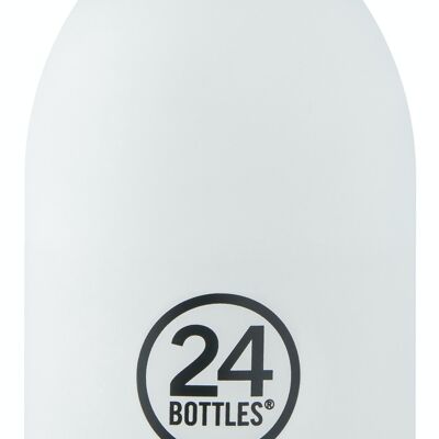 Botella climática | Blanco Hielo Satinado - 330ml
