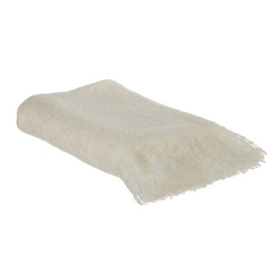 CREAM BLANKET 100% ACRYLIC TEXTILE/HOME TS601765