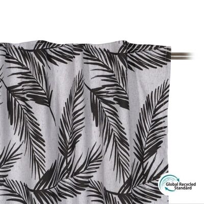 COTTON / POLYESTER LEAVES CURTAIN TS608497