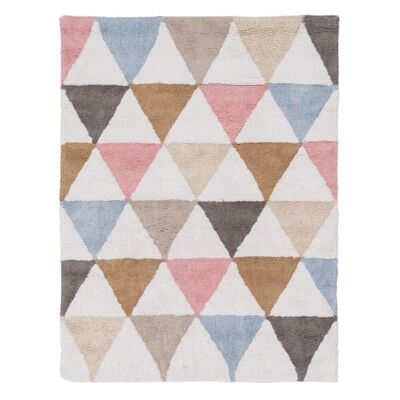 CHILDREN'S GEOMETRIC COTTON RUG TS608544