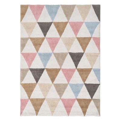 CHILDREN'S GEOMETRIC COTTON RUG TS608545