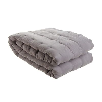 PLAID GRAY MICROFIBRE TEXTILE/HOME TS601820