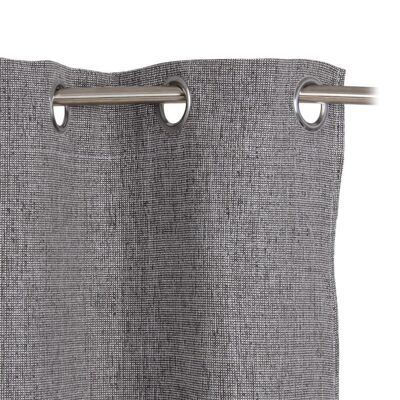 GRAY COTTON-POLYESTER CURTAIN TS606666