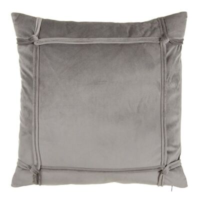 GRAY VELVET CUSHION TEXTILE/HOME TS602317