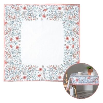 BLUE FLOWERS RESIN TABLECLOTH TS606693