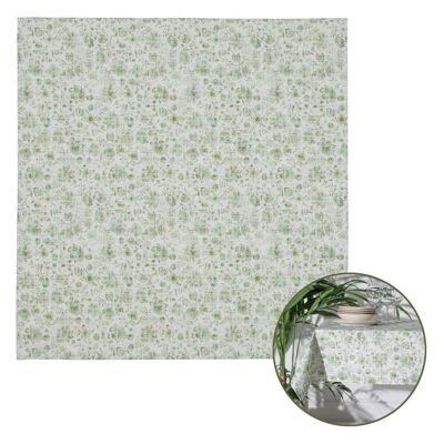 TOVAGLIA DECORAZIONE FIORI VERDE IN RESINA TS606699