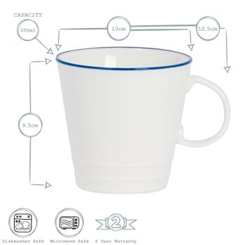 Tasse à thé/café Nicola Spring Farmhouse - 350 ml 6