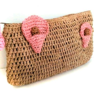 Pochette trousse ARUM Rose