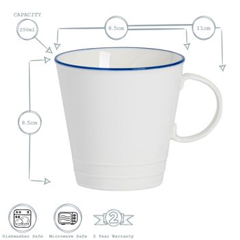 Tasse à café/thé Nicola Spring Farmhouse - 250 ml 5