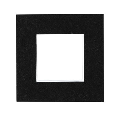 Nicola Spring Soporte para cuadros para marco de 4 x 4 | Tamaño de foto 2 x 2 - Negro