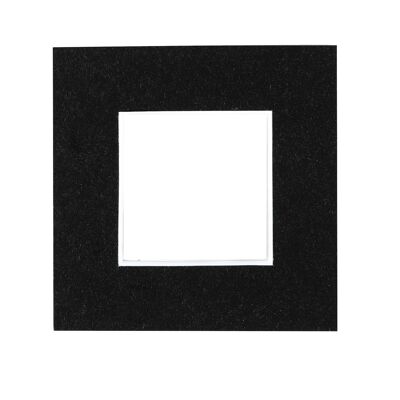 Supporto per foto Nicola Spring per cornice 4 x 4 | Formato foto 2 x 2 - Nero