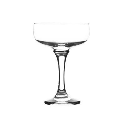 Rink Drink Vintage Glass Champagne Coupe Saucer - 235ml