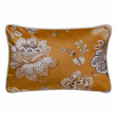 DÉCORATION COUSSIN FLEUR VELOURS TS607044