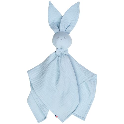 Doudou lapin stitch rose