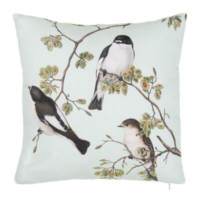 GREEN COTTON BIRDS CUSHION TS602363