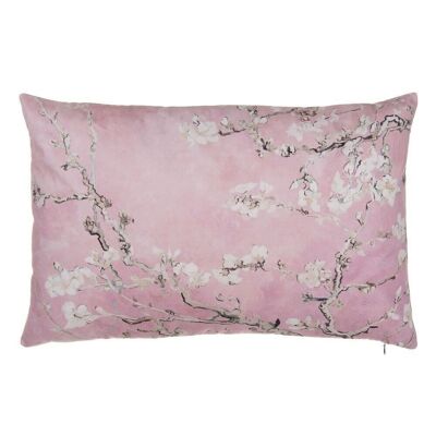 PINK VELVET FLOWER CUSHION TS602370