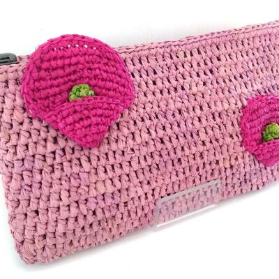 Pochette trousse ARUM Fuchsia