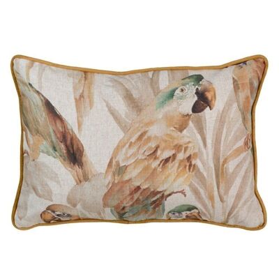 PARROT LINEN / POLYESTER CUSHION TS607066