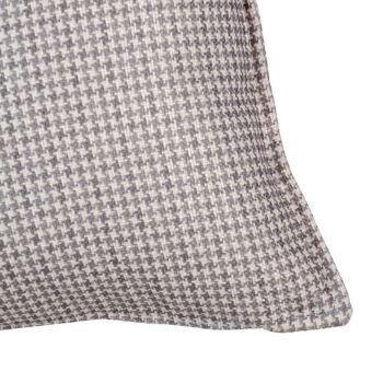 COUSSIN PIED DE POULE GRIS CLAIR TS607078 3