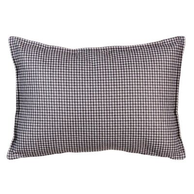 DARK GRAY HOUNDSTOOTH CUSHION TS607080