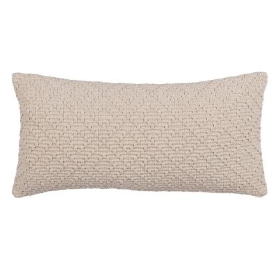 BEIGE DECORATED COTTON CUSHION TS608975