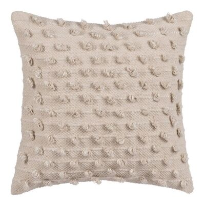 BEIGE DECORATED COTTON CUSHION TS608976