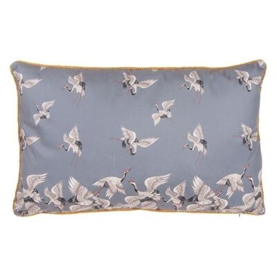 GARZA GRAY VELVET CUSHION TS602389