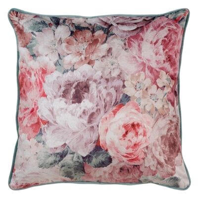 CUSCINO DECORAZIONE ROSE IN VELLUTO TS607085